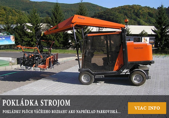 Pokládka strojom Pokládka strojom